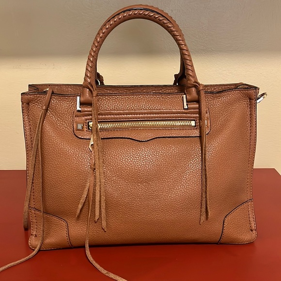 *FINAL SALE* Rebecca Minkoff Regan Leather Satchel Bag - Picture 2 of 11